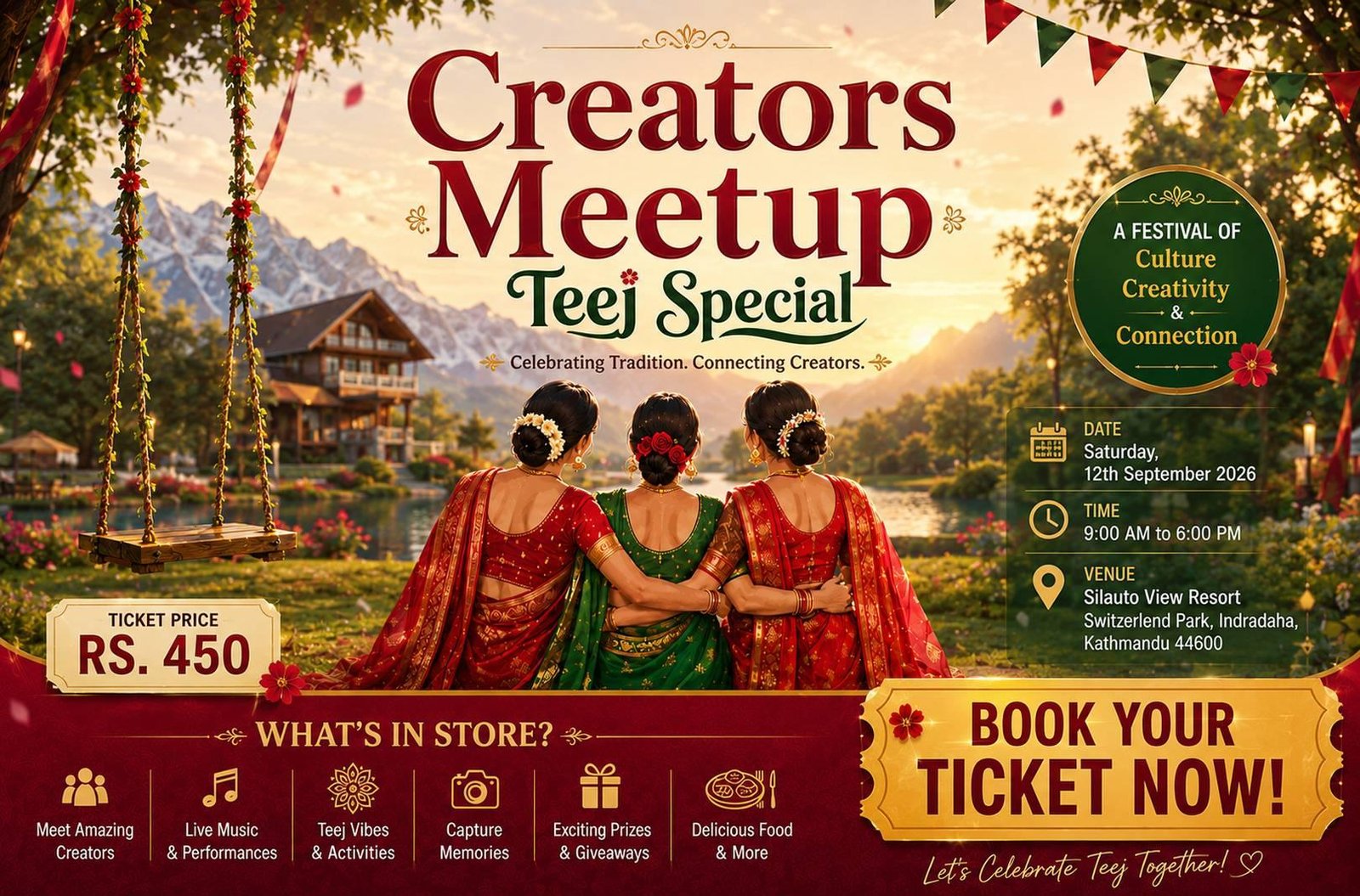 Creators Meetup Teej Special